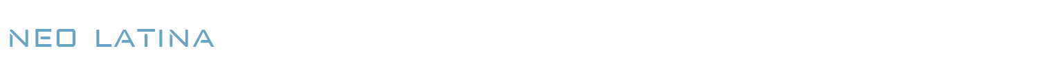 sample neo latina font