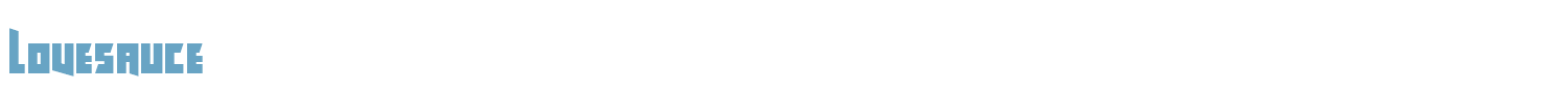 sample Lovesauce font