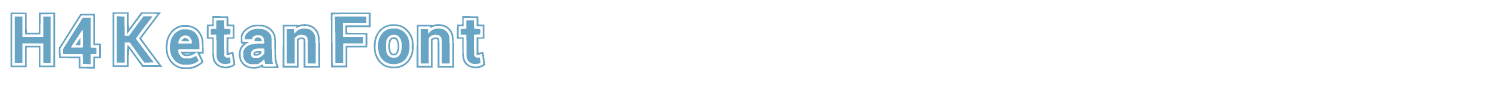 sample H4 Ketan Font font