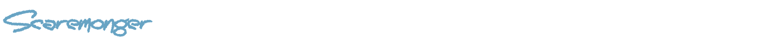sample Scaremonger font