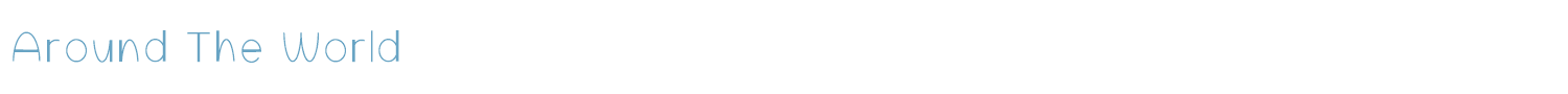 sample Around The World font