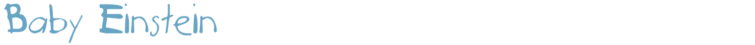 sample Baby Einstein font
