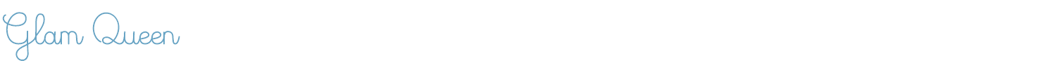 sample Glam Queen font