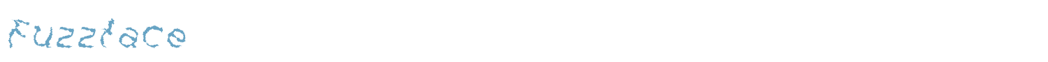 sample Fuzzface font