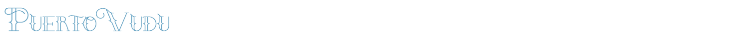 sample PuertoVudu font