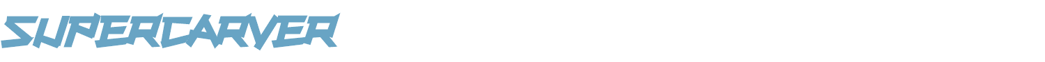 sample Supercarver font