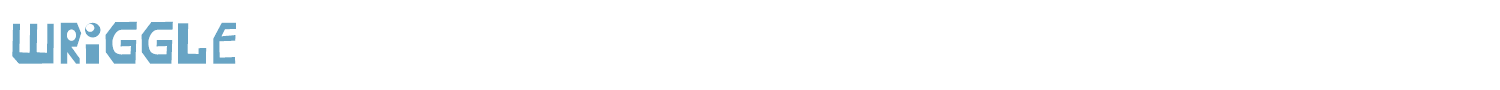 sample Wriggle font