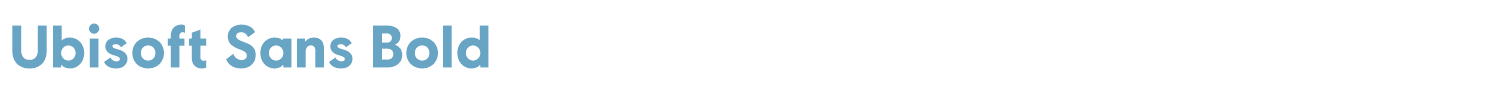 sample Ubisoft Sans font