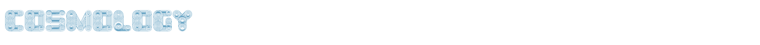 sample Cosmology font