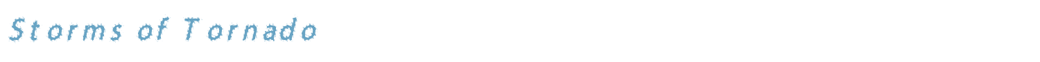 sample Storms of Tornado font