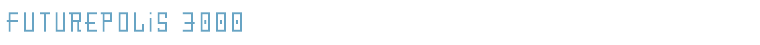 sample Futurepolis 3000 font