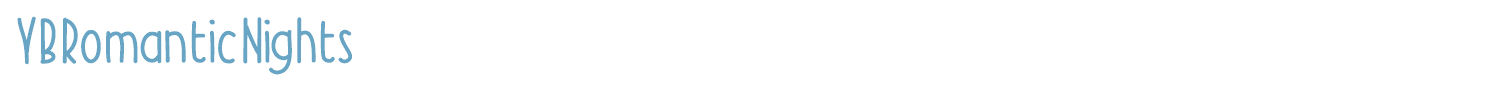 sample YBRomanticNights font