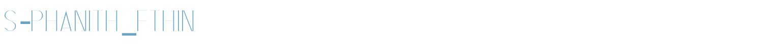 sample S-PHANITH_FTHIN font