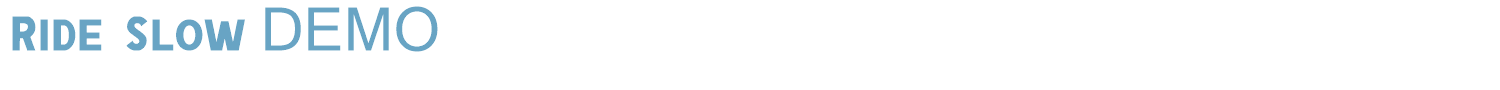 sample Ride Slow DEMO font