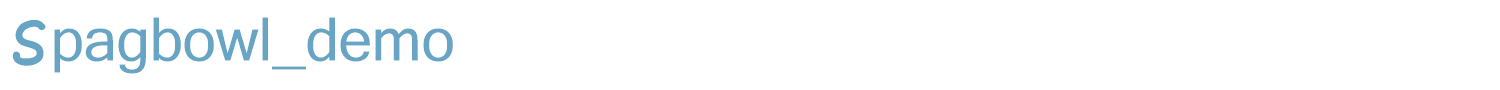sample Spagbowl_demo font