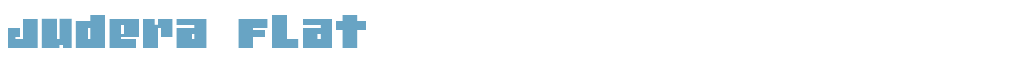 sample Judera Flat font