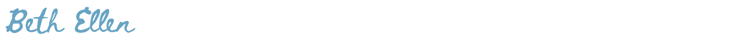 sample Beth Ellen font