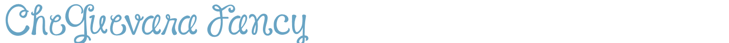sample CheGuevara Fancy font