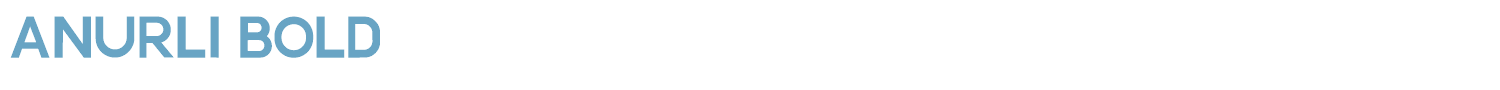 sample ANURLI BOLD font
