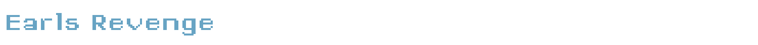 sample Earls Revenge font