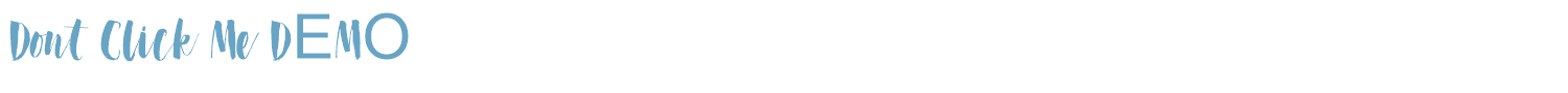 sample Dont Click Me DEMO font