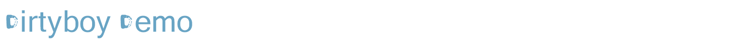 sample Dirtyboy Demo font
