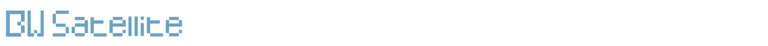 sample BW Satellite font