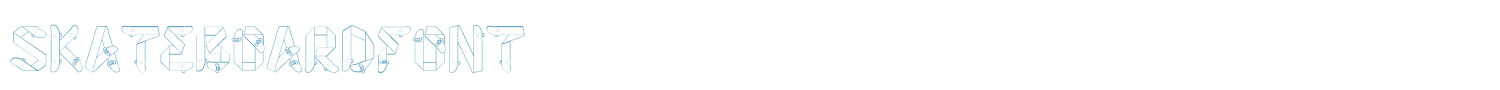 sample Skateboardfont font