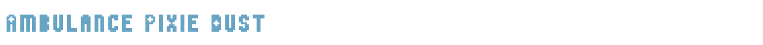 sample Ambulance Pixie Dust font