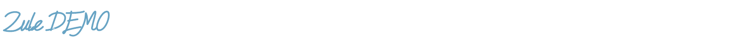 sample Zule DEMO font