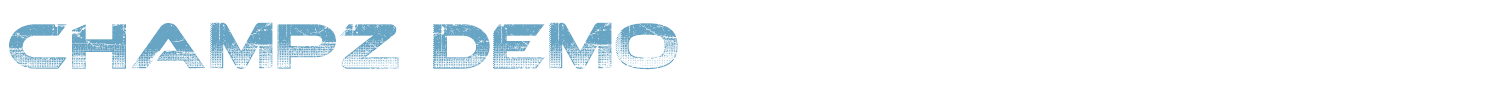 sample Champz DEMO font