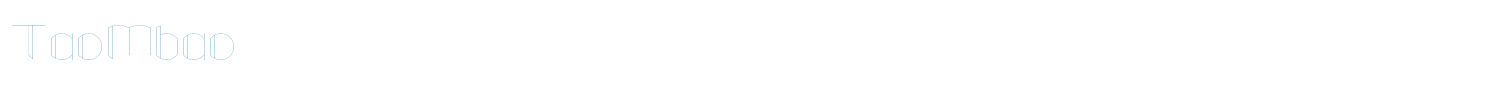 sample TaoMbao font
