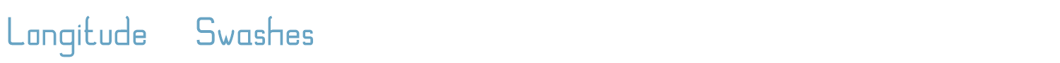 sample Longitude Swashes font