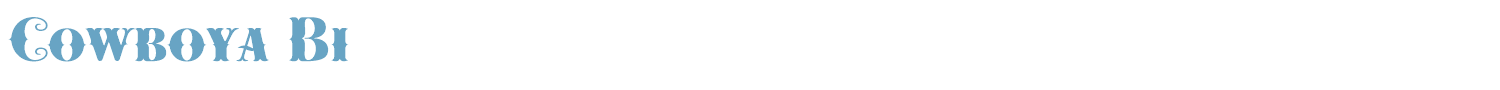 sample Cowboya Bi font