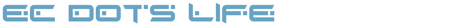 sample EC Dots Life font