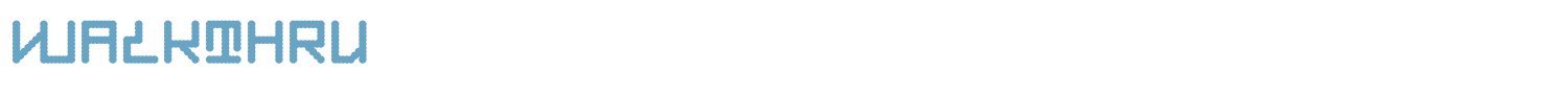 sample Walkthru font