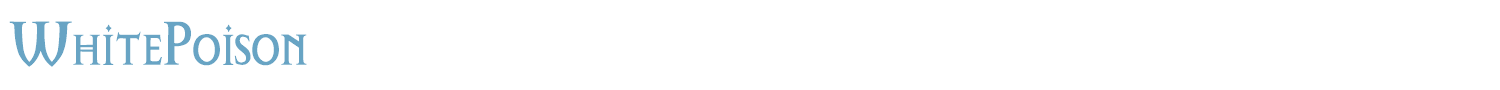 sample WhitePoison font