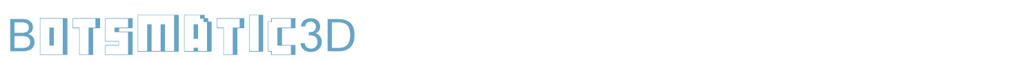 sample Botsmatic3D font