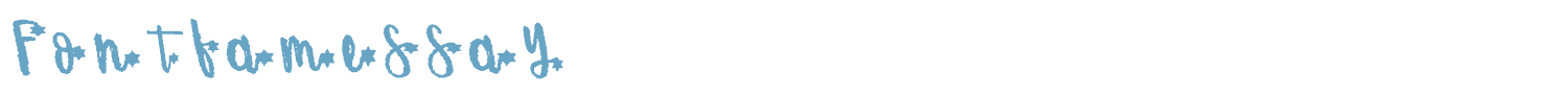 sample Fontfamessay font