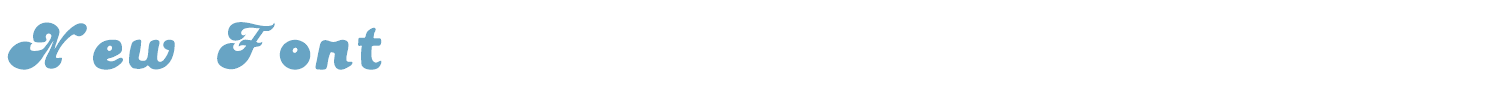 sample New Font font