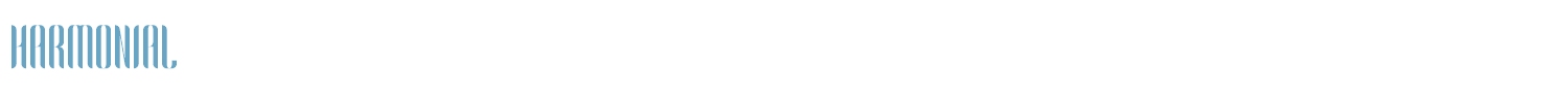 sample Harmonial font