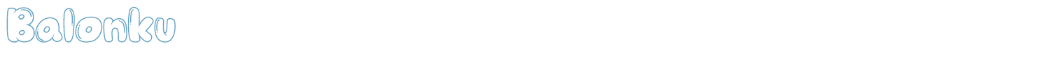 sample Balonku font
