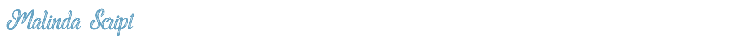 sample Malinda Script font