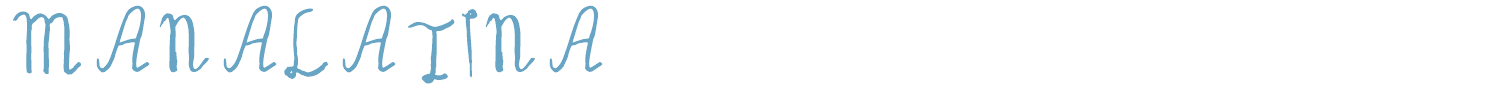 sample Manalatina font