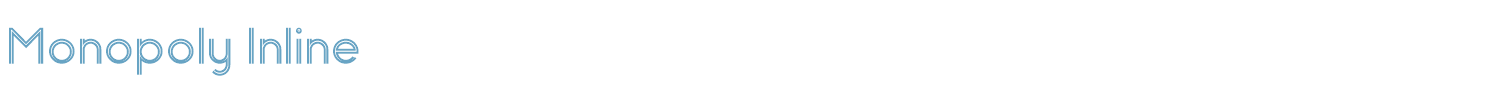 sample Monopoly Inline font