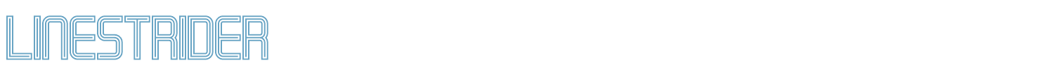 sample Linestrider font