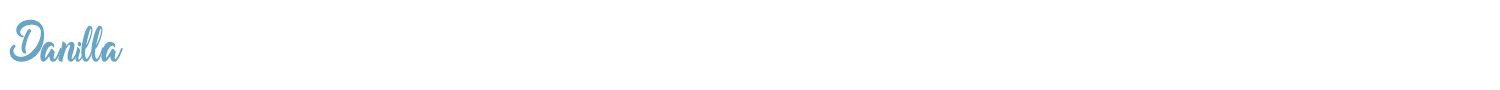 sample Danilla font