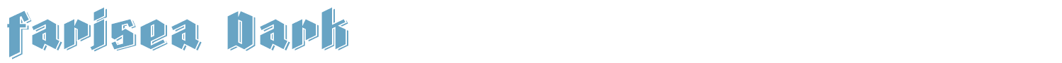 sample Farisea Dark font
