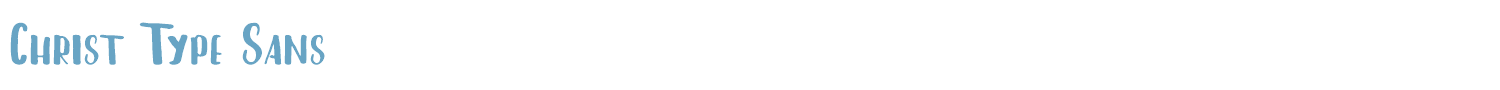 sample Christ Type Sans font
