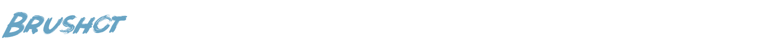 sample Brushot font